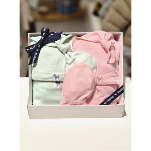 블루독베이비 10 26SS신상(GN)쿠키슈바디수트2종세트(출산백일아기옷) (0463700400304)