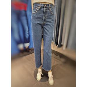 리바이스 여성 립케이지 스트레이트 앵클진 72693-0117