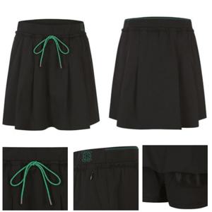 [벤제프][벤제프골프] 여성 핀턱 플레어 큐롯 BR1MWCU512BK