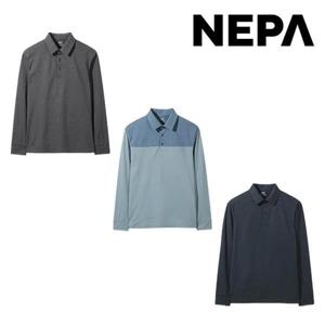 네파 7M15260 남성 시타 긴팔 폴로 티셔츠