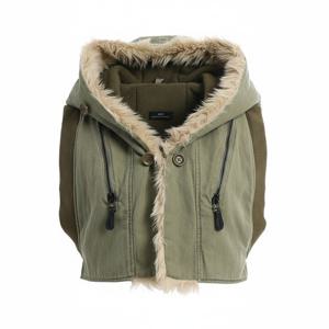 KAPITAL 26SS RING COAT LINING HOODIE (K2508SJ021 KHAKI) (링 코트 라이닝 후디)