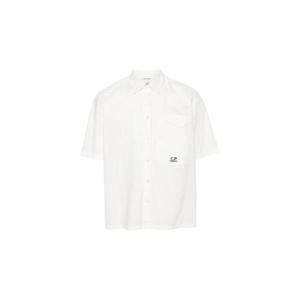 26 SS CP컴퍼니 로고 자수 셔츠 16CMSH208A005328G TP450634844