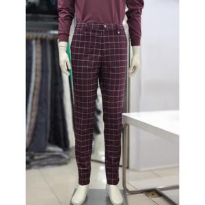 BTR골프 세이브존06 남성 가을 겨울 체크 바지 마젠(S) BSP9126M