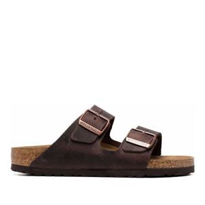 버켄스탁 아리조나 가죽 EVA 플랫 샌들 052533D HABANA