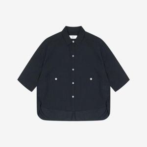 베스띠벨리 세이브존04 아웃 포켓 스냅 와이셔츠 BKBAF24610