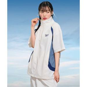 리복 REEBOK 일립스 반팔 아노락 - 화이트 REJU5EA52OW 384567