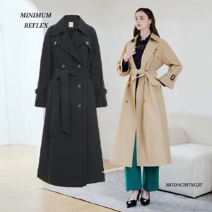 [미니멈]MD 면60 루즈 카라 트렌치 코트 자켓  MD MMZBAWY3070 M