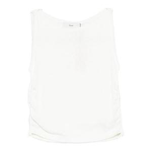 던스트 민소매 티셔츠 UDSW6A202OW White