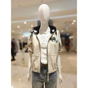 [르니앤맥코이]후드집업 페이크 가죽점퍼 MN04JP013HJY