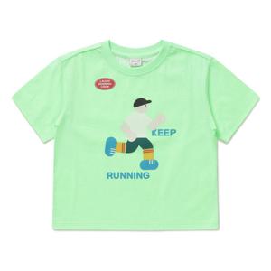 [래핑차일드](모다진주) 플레이 반팔 티셔츠GR 86319-331-30_JJ