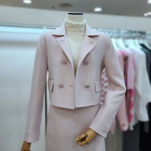 [잇미샤][잇미샤] 더블 버튼 핸드메이드 크롭 자켓(ITOAHJK580)_