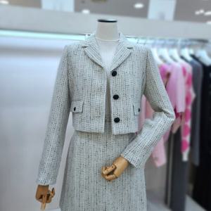 [잇미샤][잇미샤] 브로치 포인트 셋업 싱글 자켓(ITOAWJK240)_DG