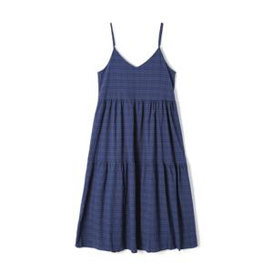 [애드호크]여성 슬리브리스 체크 원피스 HB8OP51-1