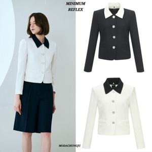 [미니멈]MD 카라넥 배색 자켓  MD MYBAWJ3180 M_CJ