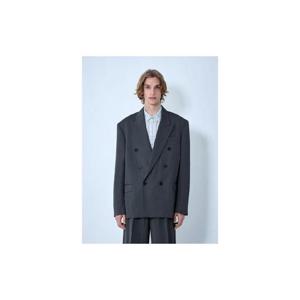 26 SS 아크네 남성 Double Breasted Suit Jacket acn0164035gry