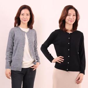 [강물처럼]아이우먼 콩단추니트가디건 RM4278M403 빅사이즈 (141