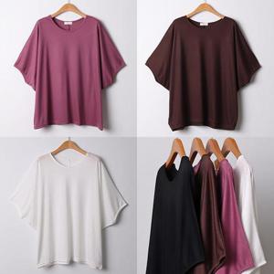 [강물처럼]위쉬몰 IL 무지가오리반팔티셔츠(G901H404) 빅사이즈