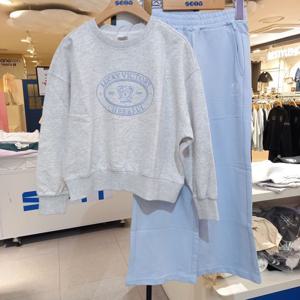 [에스핏 주니어]에스핏 해운대점 루즈 맨투맨 와이드 세트 TR_SJZ101FKTR03