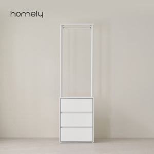 홈리 셀렉트 드레스룸 600 시스템옷장 3단 서랍 행거