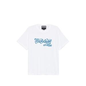 베르사체 반팔 티셔츠 80GAHD08 CJ01Z 003 WHITE