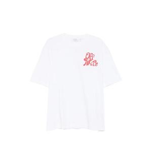 오프화이트 반팔 티셔츠 44MAA120S26 J00M 100 WHITE