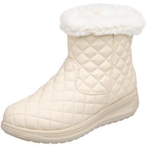 [월드컵][월드컵]여성 겨울방한화 스노우윈터퀼팅안감털퍼부츠 (