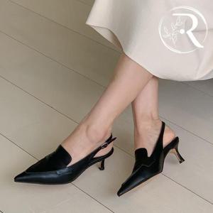 [디자이어로즈][디자이어로즈] 뾰족코 가을 슬링백 힐 5cm 구두