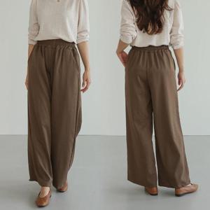 [강물처럼]위쉬몰 WB 마리하이웨스트통팬츠(S586H408) 빅사이즈