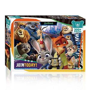 [하비스]디즈니 주토피아 꿈과 희망의 도시 아동퍼즐 300피스 D-K300-001