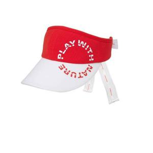 [와이드앵글]여성 골프 CO 컬러 리본 바이저(WWM26C11WU)