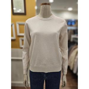 BCBG 세이브존01 메탈 라운드넥 니트 풀오버 B6A2K410