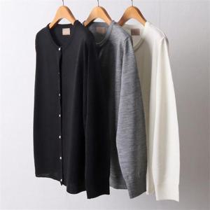 [강물처럼]빅사이즈사랑해요 4278L209 진주버튼라운드가디건 RM