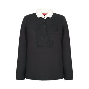 [택가 156,000원] 크로커다일레이디 클래식 카라 배색 긴팔 티셔츠_CLCWTS211