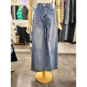 밸리걸 세이브존01 봄 워싱 스판 와이드 데님 팬츠 870250