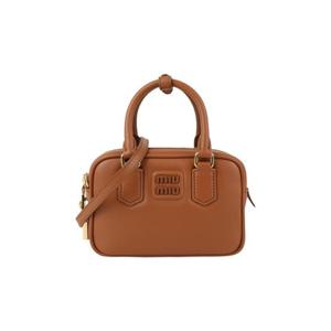 미우 미우 아르카디 레더 백 꼬냑 5BB123-ACR3-F0046