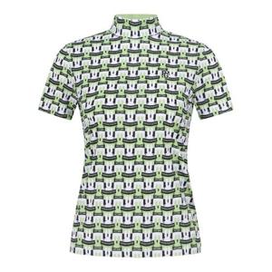 M 파리게이츠골프반팔티 NQC 521E2TI407_GN 여성 로고 패턴 스트레치 반팔 티셔츠