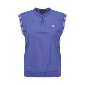 M 파리게이츠골프민소매 NQC 521E2TR409_VO 여성 백 로고 배색 라인 슬리브리스 탑