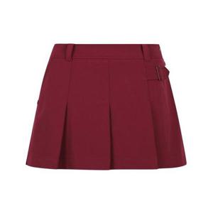 [팬텀][팬텀골프] 여성 포켓 로고 자수 버클 플리츠 큐롯 스커트
