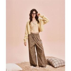 스파오 [4월 13일 배송] SPAO [산리오캐릭터즈] 헬로키티 레오파드 잠옷바지(BROWN)_SPPPG23U07 SPPPG23U07 406449