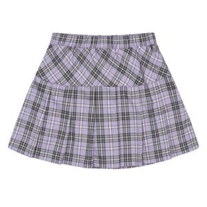[에꼴리에][에꼴리에] 여아 밴딩 체크 플리츠 스커트 24A5853_VI