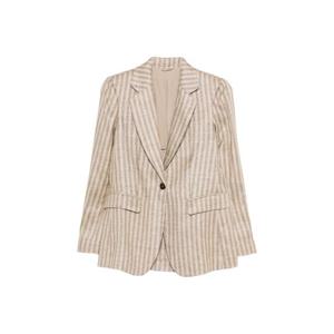 Brunello Cucinelli 스트라이프 블레이저 MH5197477C1739