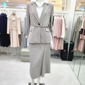 [KL]포리 레이어드 자켓 KMWJKQD400_DG_DG