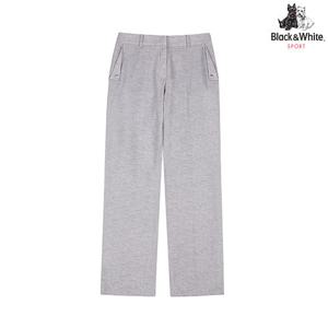 [블랙앤화이트] 여성 밑단 변형 세미 부츠컷 팬츠 5076LAWN_GREY