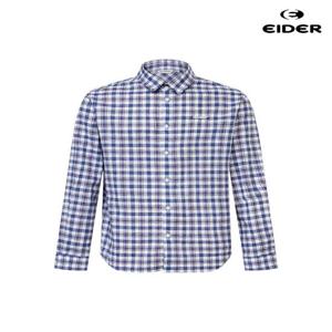 아이더 (DMM26451_N9) 남성 TECH LINEN (테크 린넨) 긴팔 체크 셔츠