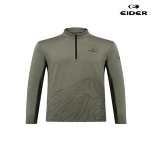 아이더 (DMP26231_K6) 남성 HERITAGE (헤리티지) 하이테크 짚업 티셔츠