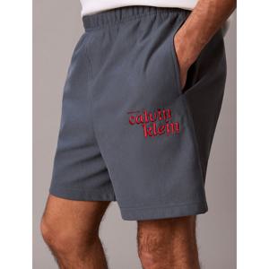 [캘빈클라인 진]남성 CK 테리 그래픽 쇼츠 반바지 다크그레이 4RG218G (4RG218G-CEG)