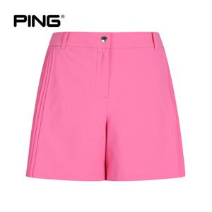[PING] 여성 쿨링 핀턱 반바지 121F2PS285_PK