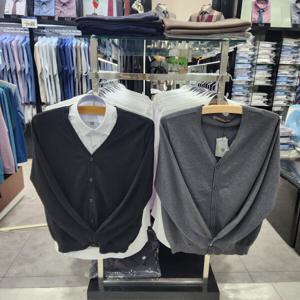 [엘르옴므]엘르옴므 니트 기본가디건TBDFR6511