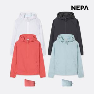 네파 여성 썬베일 방풍 자켓 패커블 경량 나일론 아웃도어 후드 바람막이 7M40661