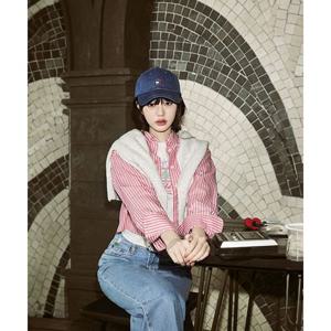 타미진스 TOMMY JEANS 크롭 크레스트 셔츠 (T32F7WSH13TWT1XI5) T32F7WSH13TWT1XI5 453311